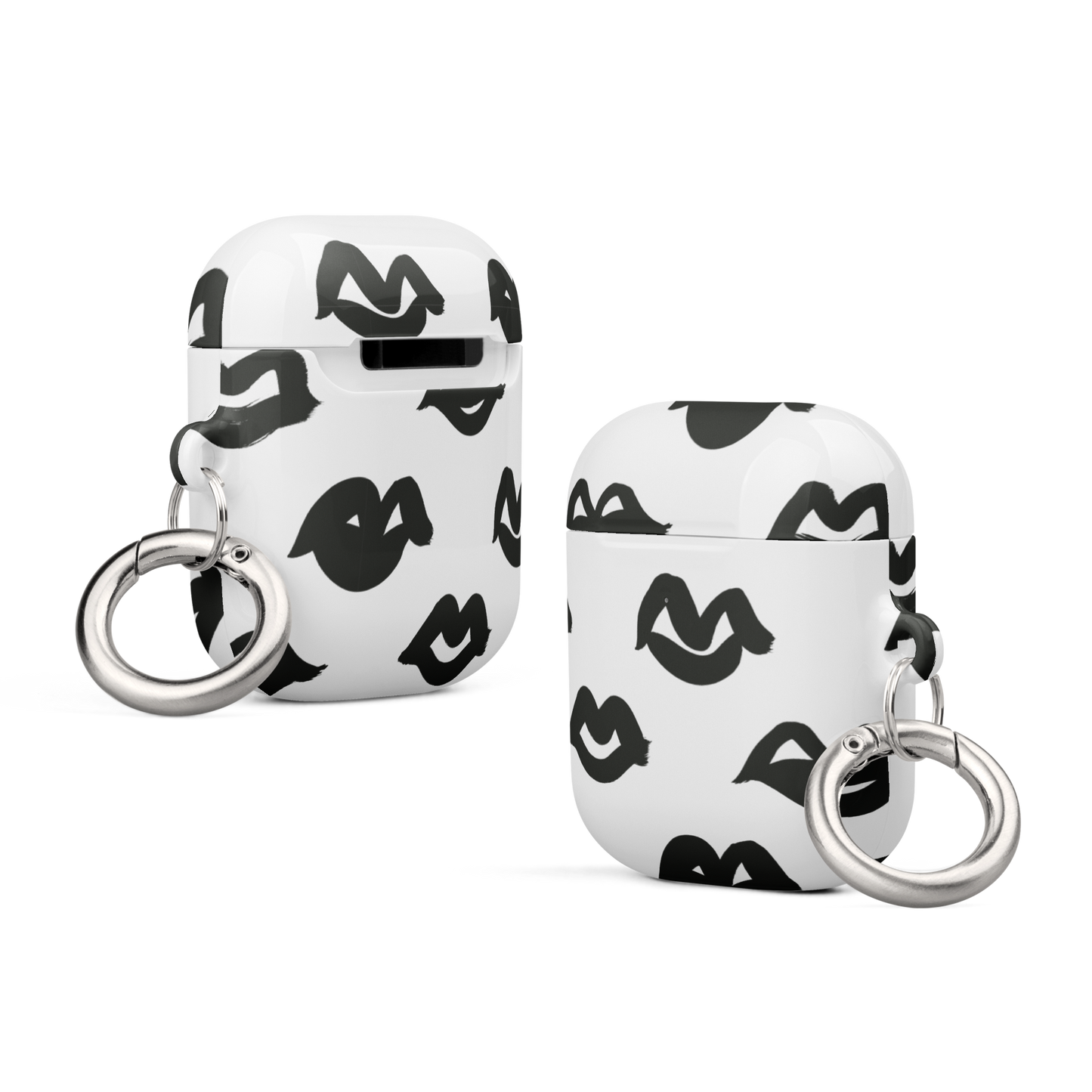 💋 Bold Lips Black & White AirPods® Case ✨