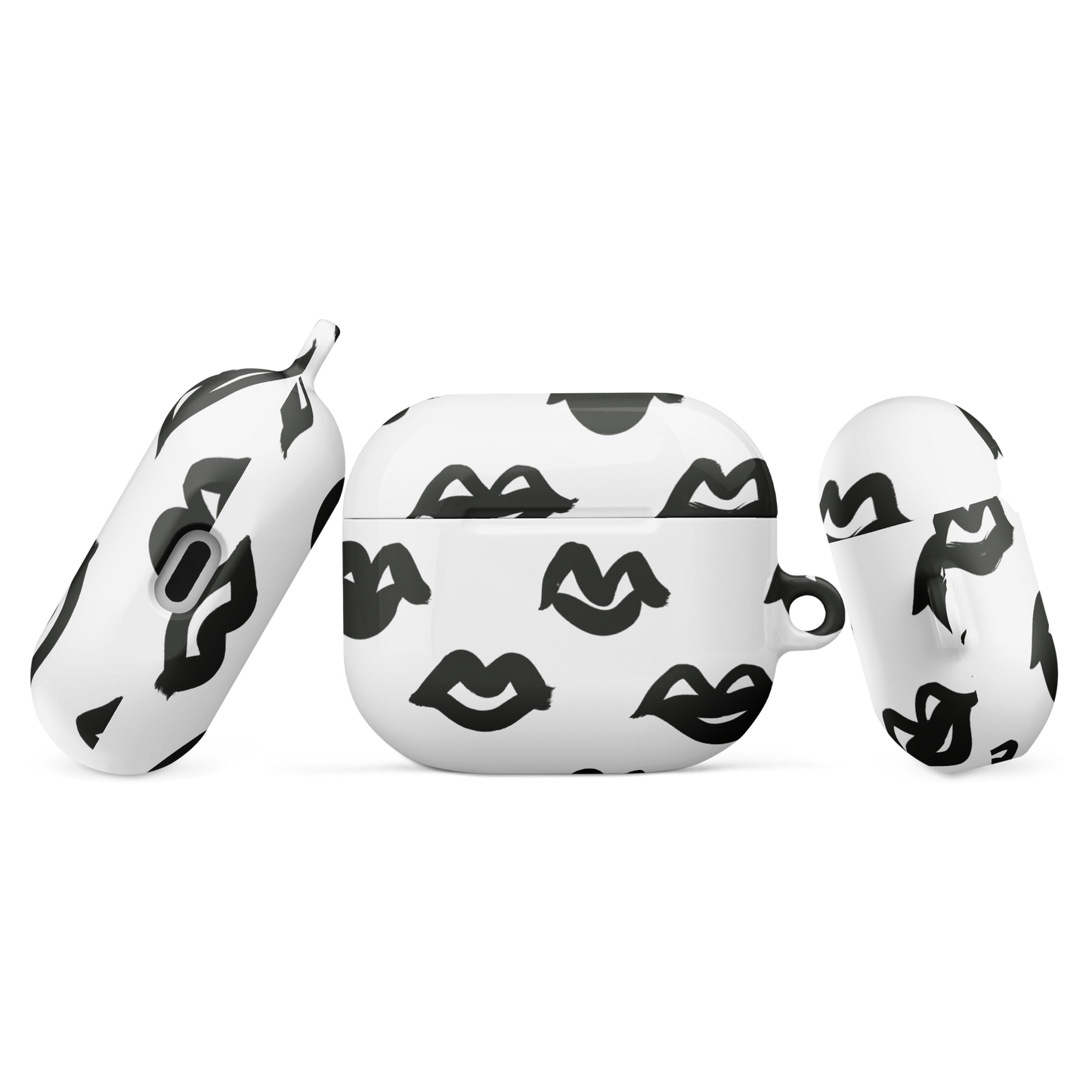 💋 Bold Lips Black & White AirPods® Case ✨