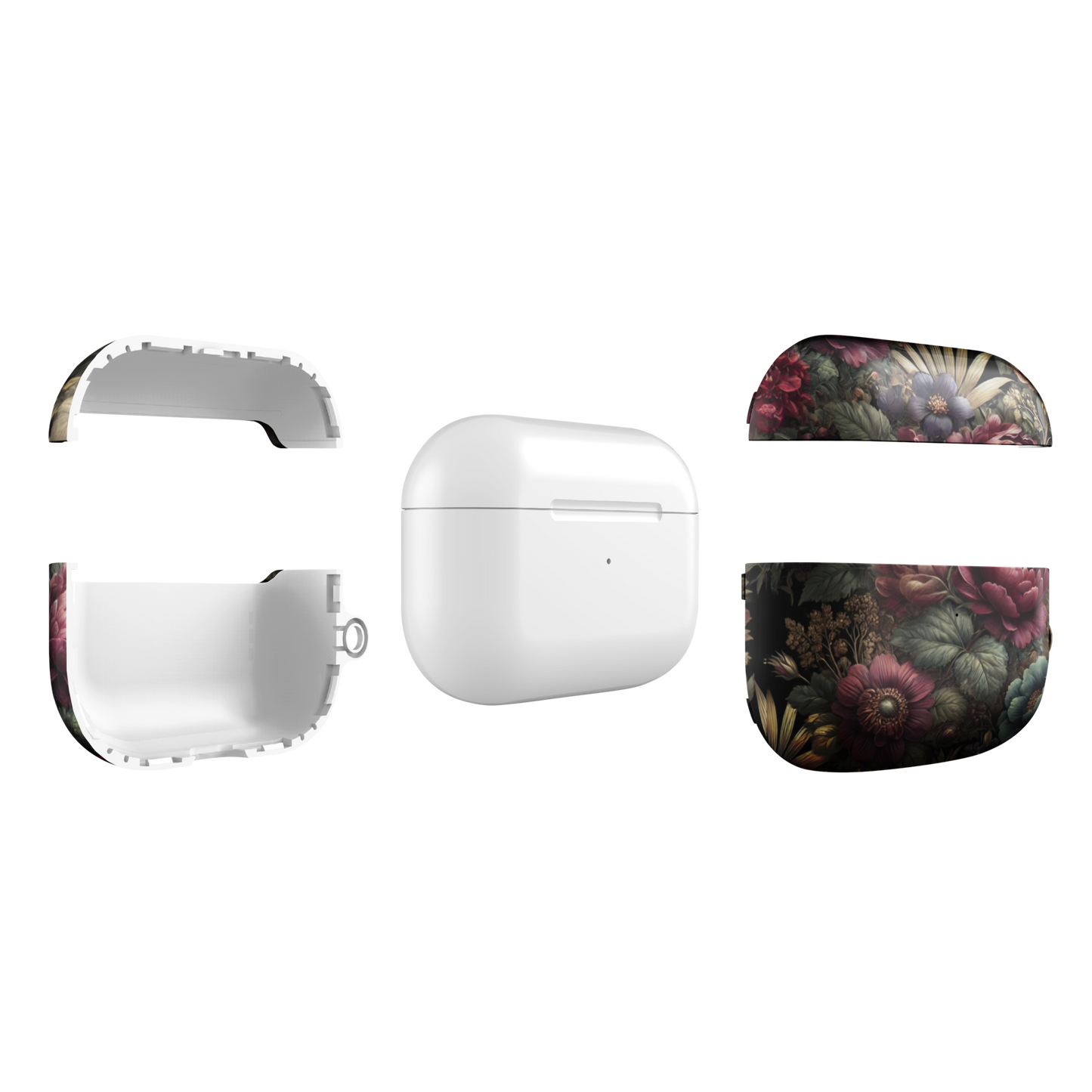 Dark Floral Elegance AirPods® Case