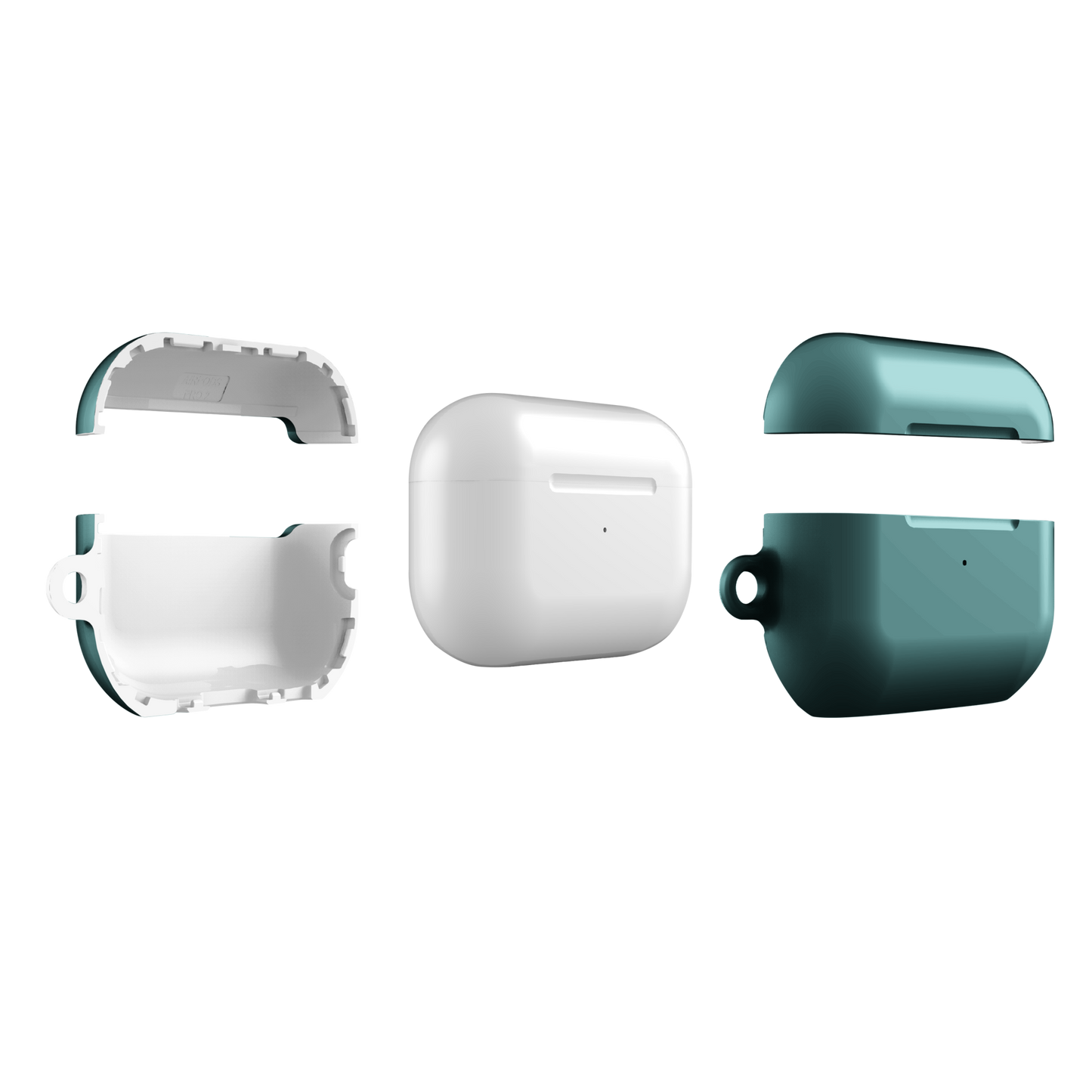 COOL LAGOON Solid Teal Tough Case for AirPods®