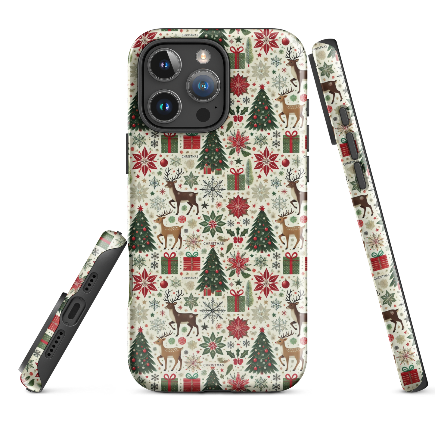 Holiday Tough Case for iPhone® – Festive Style, Exceptional Protection 🎄✨