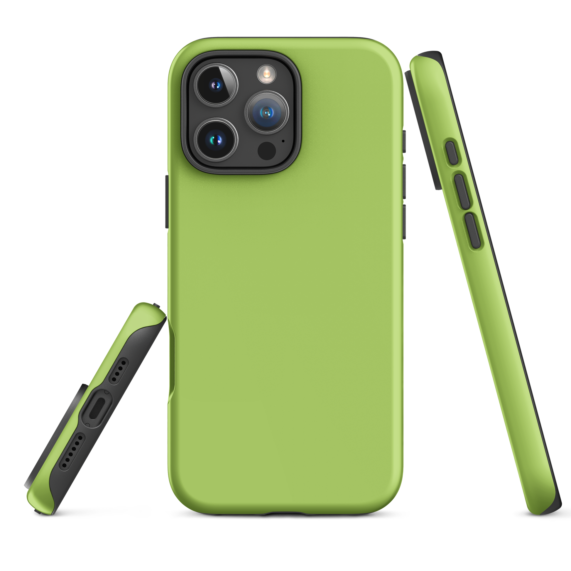 AVOCADO BLISS lime green tough iPhone® case featuring a bold, vibrant design with dual-layer protection for style and durability.