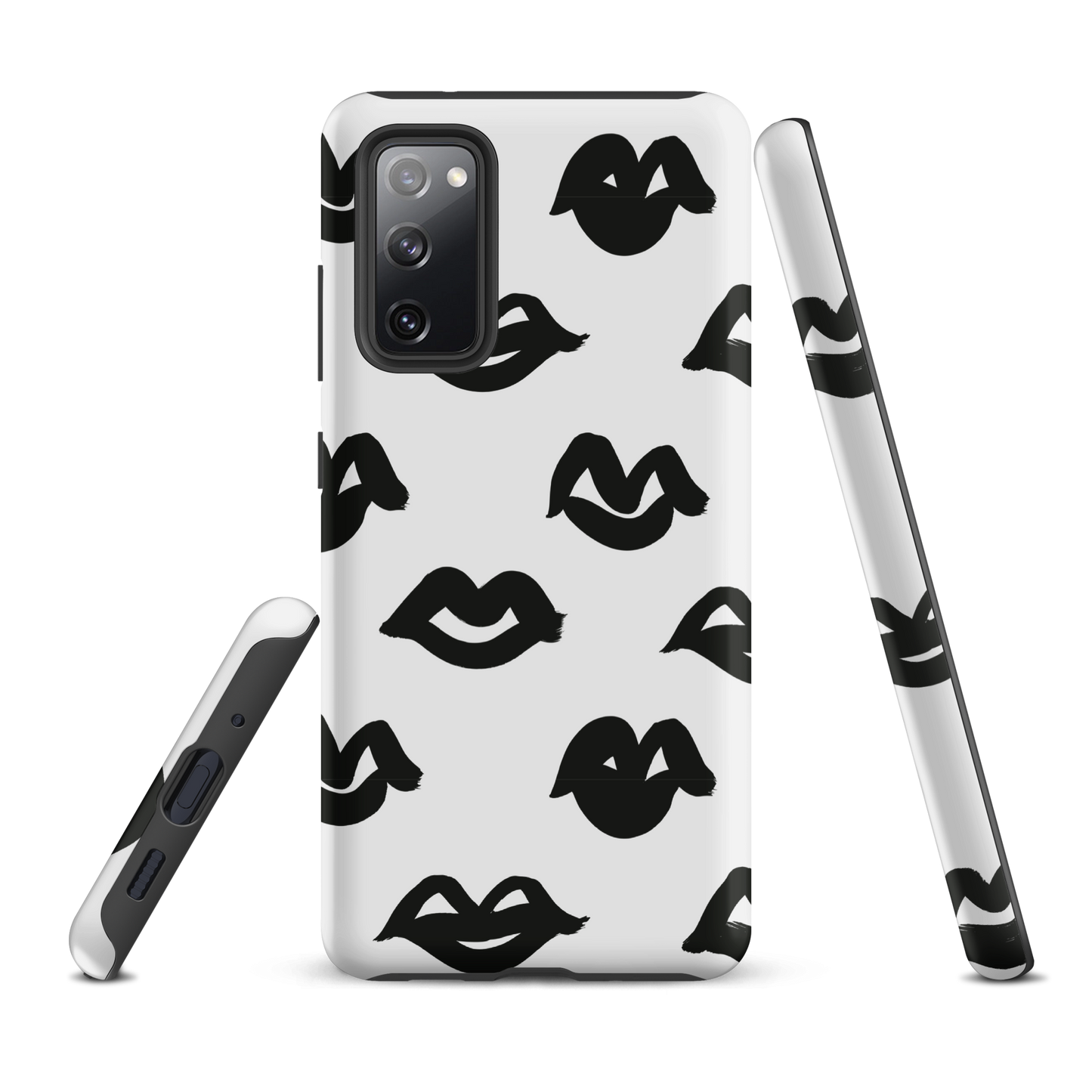 💋 Bold Lips Black & White Samsung® Tough Case ✨